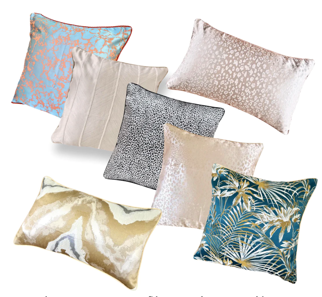 Satin Throw Pillow Covers Silked LLC