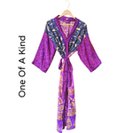 Silk Blended Kimonos Robe Hand Made by Females Black Owned USA Business