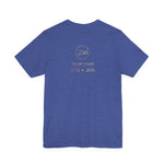 USA Vertical Script Gold Accent Tee | Unique • Soulful • Accepting | 250th Anniversary Edition