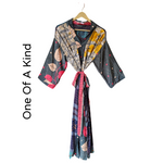 Silk Blended Kimonos Robe Hand Made by Females Black Owned USA Business