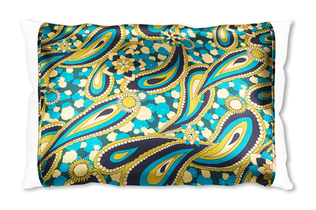 Silked Silk Pillowcase Pillow Sleeve 100% Silk #1 Best Seller Made in USA Hotel Travel Beauty Product Antibacterial Hypoallergenic 2025 Pantone and Print Trends