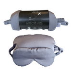 Silked Layover Luxe Eye Mask & Travel Pillow Combo
