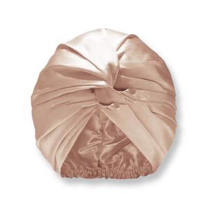 Silky Satin Hair Bonnet/Turban Wrap is made to protect your hair from drying and breaking while holding natural hairstyles like curly hair and blowouts longer. Founded by Black Female small business owners in USA.