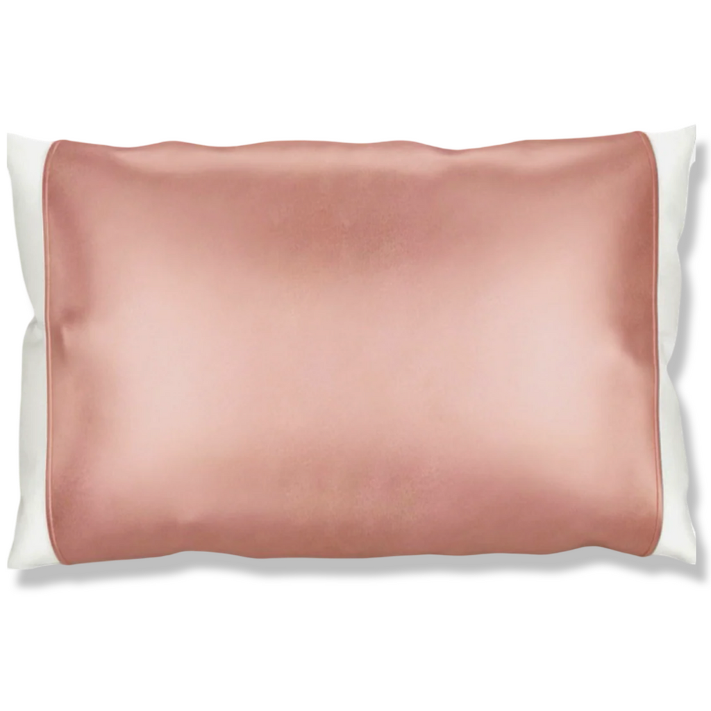 Silked Silk Pillowcase Pillow Sleeve 100% Silk #1 Best Seller Made in USA Hotel Travel Beauty Product Antibacterial Hypoallergenic 2025-2026 Pantone Rose Gold Pink Sienne Color Trend Home Decor 