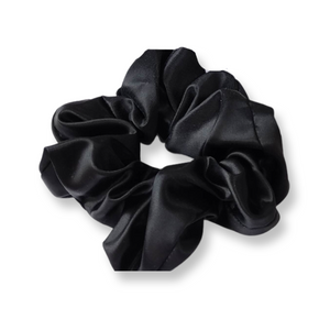 Silk Scrunchie | Large Black