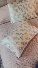 Boho Botanical Silk Pillow Sleeve