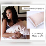 Champagne Silk Pillow Sleeve.