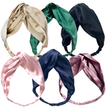 100% Silk Fashion Headbands Women Owned USA Buisness great for dressing up any day or night outfits. 2023 Trend from Fashion Week