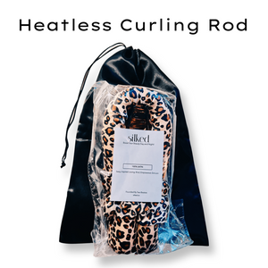 ***NEW Leopard SATIN Heatless Curling Rod