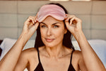 100% Silk Eye Mask vote #1 Best light blocking eye mask online. Use it for sleep at home and on air planes.