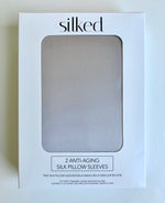 The SIlked Pillow Sleeve is a pillowcase designed to save skin and hair from cotton friction, Loved by fab fit fun and more! Made in USA #1 Best Seller